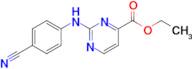 Ethyl 2-((4-cyanophenyl)amino)pyrimidine-4-carboxylate