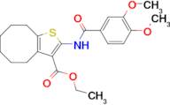 Ethyl 2-(3,4-dimethoxybenzamido)-4,5,6,7,8,9-hexahydrocycloocta[b]thiophene-3-carboxylate