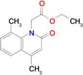 Ethyl 2-(4,8-dimethyl-2-oxoquinolin-1(2H)-yl)acetate