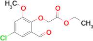 Ethyl 2-(4-chloro-2-formyl-6-methoxyphenoxy)acetate