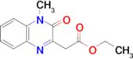 Ethyl 2-(4-methyl-3-oxo-3,4-dihydroquinoxalin-2-yl)acetate