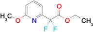 Ethyl 2,2-difluoro-2-(6-methoxypyridin-2-yl)acetate