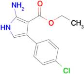 Ethyl 2-amino-4-(4-chlorophenyl)-1H-pyrrole-3-carboxylate