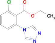 Ethyl 2-chloro-6-(4H-1,2,4-triazol-4-yl)benzoate