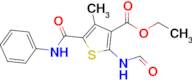 Ethyl 2-formamido-4-methyl-5-(phenylcarbamoyl)thiophene-3-carboxylate