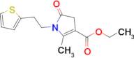 Ethyl 2-methyl-5-oxo-1-(2-(thiophen-2-yl)ethyl)-4,5-dihydro-1H-pyrrole-3-carboxylate