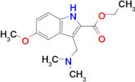 Ethyl 3-((dimethylamino)methyl)-5-methoxy-1H-indole-2-carboxylate