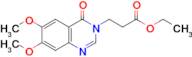 Ethyl 3-(6,7-dimethoxy-4-oxoquinazolin-3(4H)-yl)propanoate