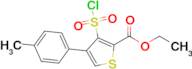 Ethyl 3-(chlorosulfonyl)-4-(p-tolyl)thiophene-2-carboxylate