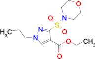 Ethyl 3-(morpholinosulfonyl)-1-propyl-1H-pyrazole-4-carboxylate