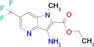 Ethyl 3-amino-1-methyl-6-(trifluoromethyl)-1H-pyrrolo[3,2-b]pyridine-2-carboxylate