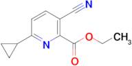 Ethyl 3-cyano-6-cyclopropylpicolinate