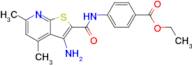 Ethyl 4-(3-amino-4,6-dimethylthieno[2,3-b]pyridine-2-carboxamido)benzoate