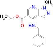 Ethyl 4-(benzylamino)-1-methyl-1H-pyrazolo[3,4-b]pyridine-5-carboxylate