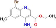 Ethyl 4-amino-8-bromo-6-methylquinoline-3-carboxylate