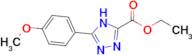 Ethyl 5-(4-methoxyphenyl)-4H-1,2,4-triazole-3-carboxylate