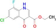 ethyl 6-chloro-8-fluoro-4-oxo-1,4-dihydroquinoline-3-carboxylate