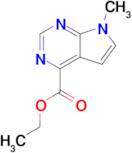 Ethyl 7-methyl-7H-pyrrolo[2,3-d]pyrimidine-4-carboxylate