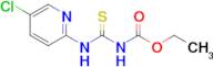 Ethyl N-[[(5-chloro-2-pyridinyl)amino]thioxomethyl]carbamate