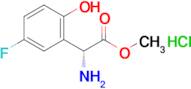 Methyl (R)-2-amino-2-(5-fluoro-2-hydroxyphenyl)acetate hydrochloride