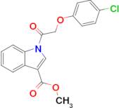 Methyl 1-(2-(4-chlorophenoxy)acetyl)-1H-indole-3-carboxylate