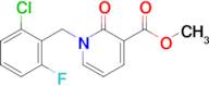 Methyl 1-(2-chloro-6-fluorobenzyl)-2-oxo-1,2-dihydropyridine-3-carboxylate