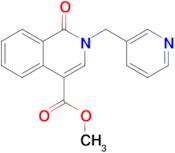 Methyl 1-oxo-2-(pyridin-3-ylmethyl)-1,2-dihydroisoquinoline-4-carboxylate