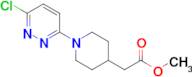 Methyl 2-(1-(6-chloropyridazin-3-yl)piperidin-4-yl)acetate