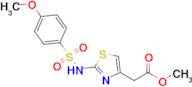 Methyl 2-(2-((4-methoxyphenyl)sulfonamido)thiazol-4-yl)acetate