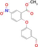 Methyl 2-(3-formylphenoxy)-5-nitrobenzoate