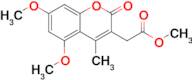 Methyl 2-(5,7-dimethoxy-4-methyl-2-oxo-2H-chromen-3-yl)acetate