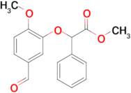 Methyl 2-(5-formyl-2-methoxyphenoxy)-2-phenylacetate