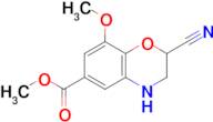 Methyl 2-cyano-8-methoxy-3,4-dihydro-2H-benzo[b][1,4]oxazine-6-carboxylate