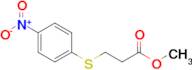 Methyl 3-((4-nitrophenyl)thio)propanoate