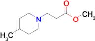 Methyl 3-(4-methylpiperidin-1-yl)propanoate