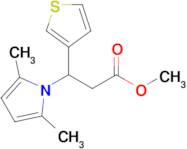 Methyl 3-(2,5-dimethyl-1H-pyrrol-1-yl)-3-(thiophen-3-yl)propanoate