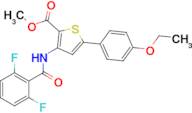 Methyl 3-(2,6-difluorobenzamido)-5-(4-ethoxyphenyl)thiophene-2-carboxylate