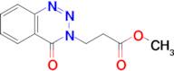 Methyl 3-(4-oxobenzo[d][1,2,3]triazin-3(4H)-yl)propanoate