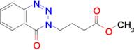 Methyl 4-(4-oxobenzo[d][1,2,3]triazin-3(4H)-yl)butanoate