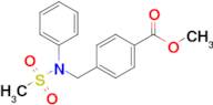 Methyl 4-((N-phenylmethylsulfonamido)methyl)benzoate