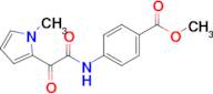 Methyl 4-(2-(1-methyl-1H-pyrrol-2-yl)-2-oxoacetamido)benzoate