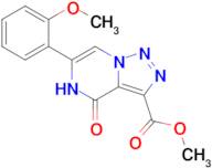 methyl 6-(2-methoxyphenyl)-4-oxo-4H,5H-[1,2,3]triazolo[1,5-a]pyrazine-3-carboxylate