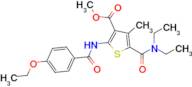 Methyl 5-(diethylcarbamoyl)-2-(4-ethoxybenzamido)-4-methylthiophene-3-carboxylate