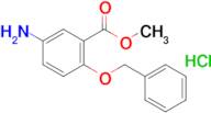 Methyl 5-amino-2-(benzyloxy)benzoate hydrochloride