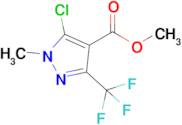 Methyl 5-chloro-1-methyl-3-(trifluoromethyl)-1H-pyrazole-4-carboxylate