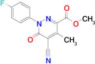 Methyl 5-cyano-1-(4-fluorophenyl)-4-methyl-6-oxo-1,6-dihydropyridazine-3-carboxylate
