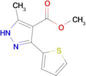 Methyl 5-methyl-3-(thiophen-2-yl)-1H-pyrazole-4-carboxylate