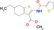 Methyl 6-ethyl-2-(thiophene-2-carboxamido)-4,5,6,7-tetrahydrobenzo[b]thiophene-3-carboxylate