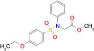 Methyl N-((4-ethoxyphenyl)sulfonyl)-N-phenylglycinate