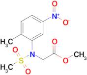 Methyl N-(2-methyl-5-nitrophenyl)-N-(methylsulfonyl)glycinate